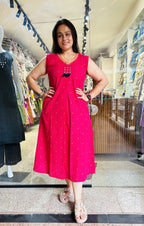 Jamdani cotton Frock