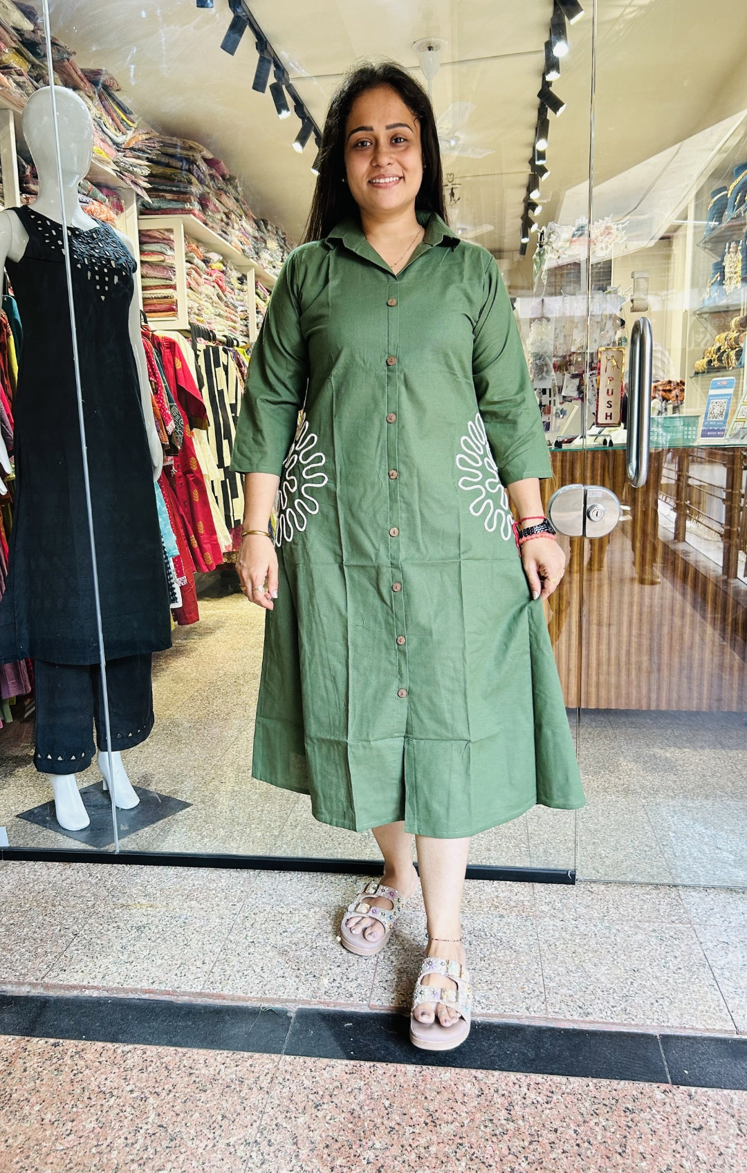 Flower Cotton Frock