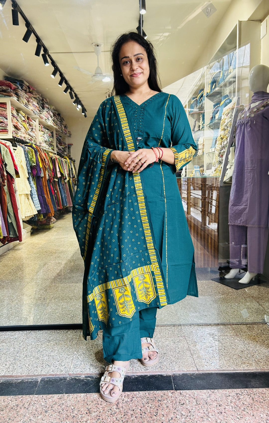 Rama Handblock suit