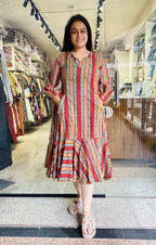 Strips Frock
