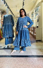 Aanarkali Cotton Two-Piece