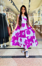 Flower Purple Frock