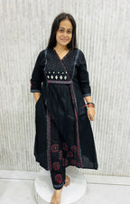 Black Cotton Two-Piece