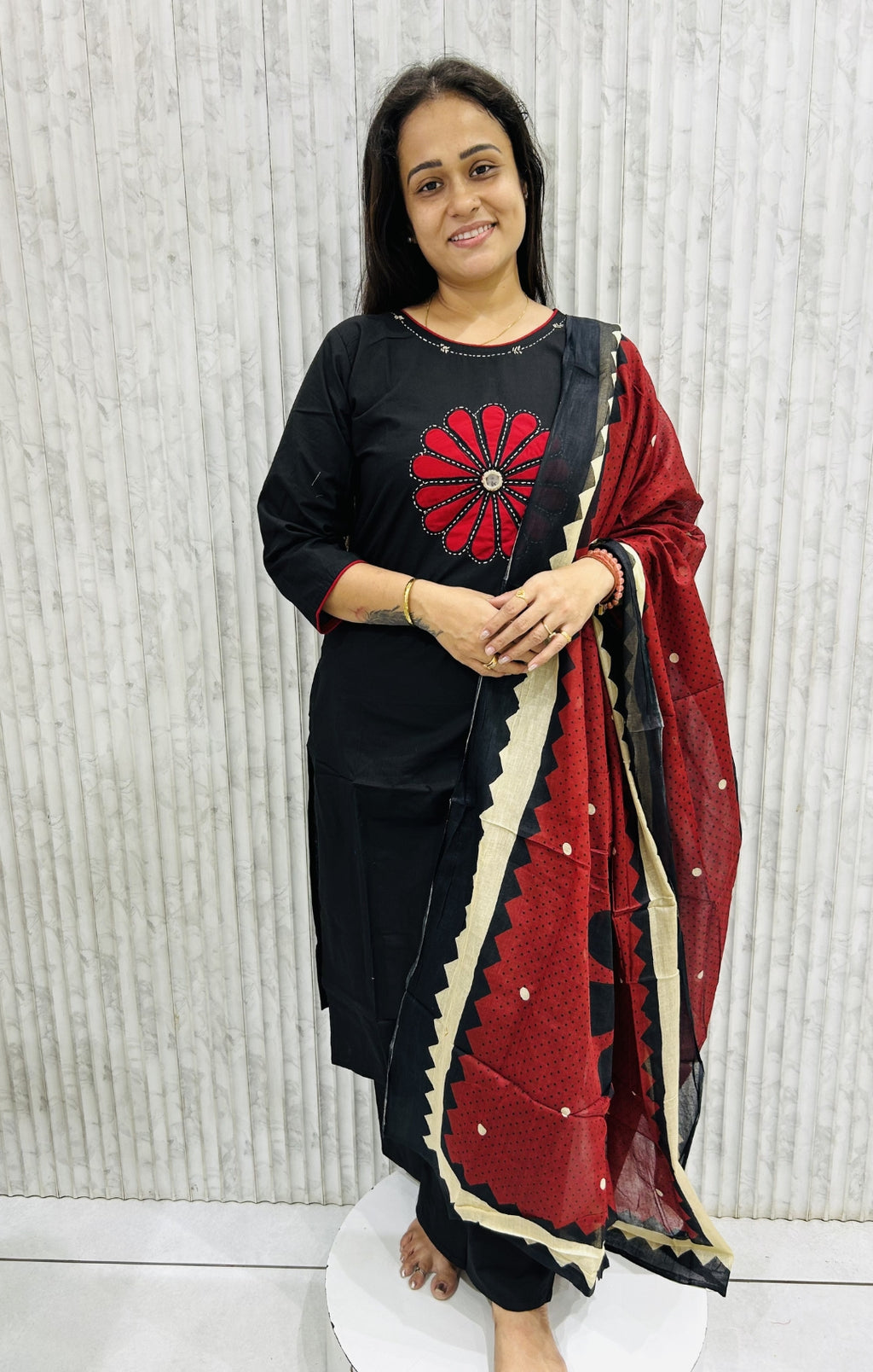 Cotton Flower Suit