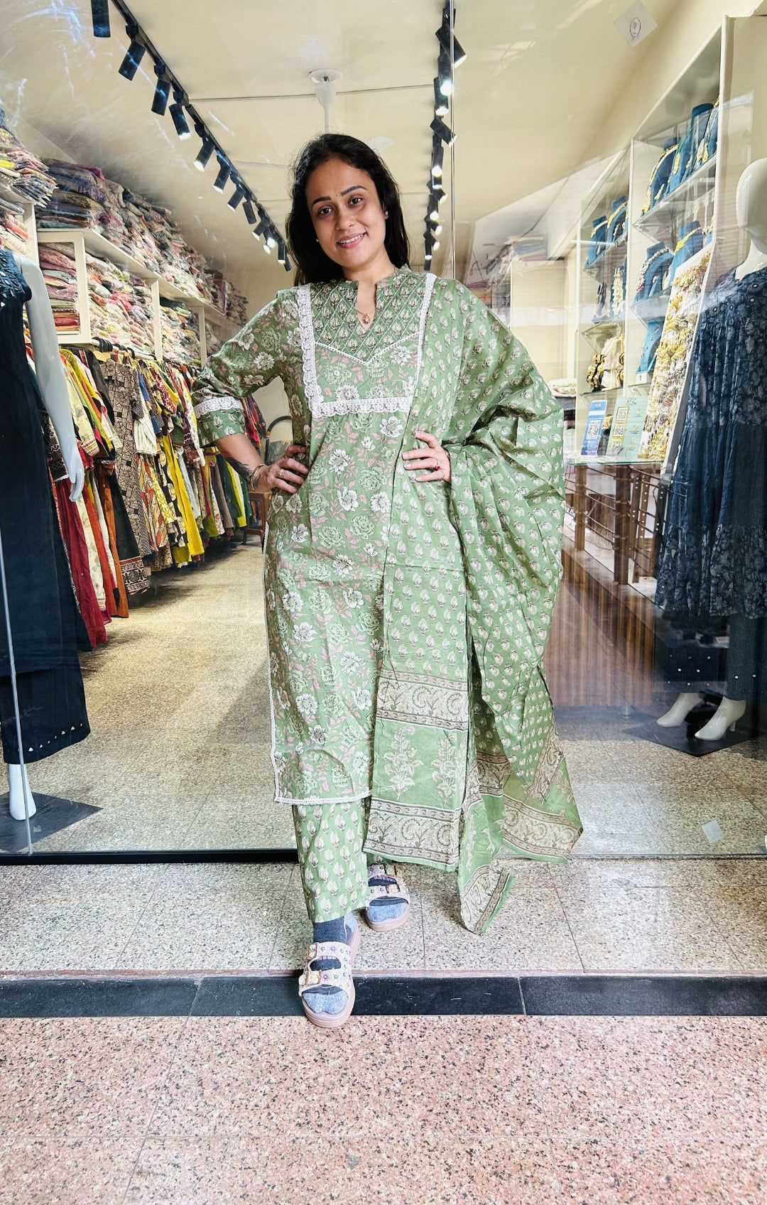 Jaipuri Cotton Suit
