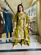 Beautiful mehendi suit