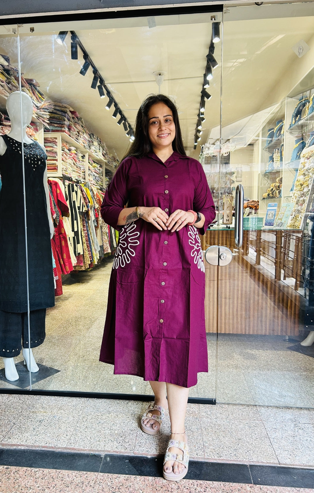 Flower Cotton Frock