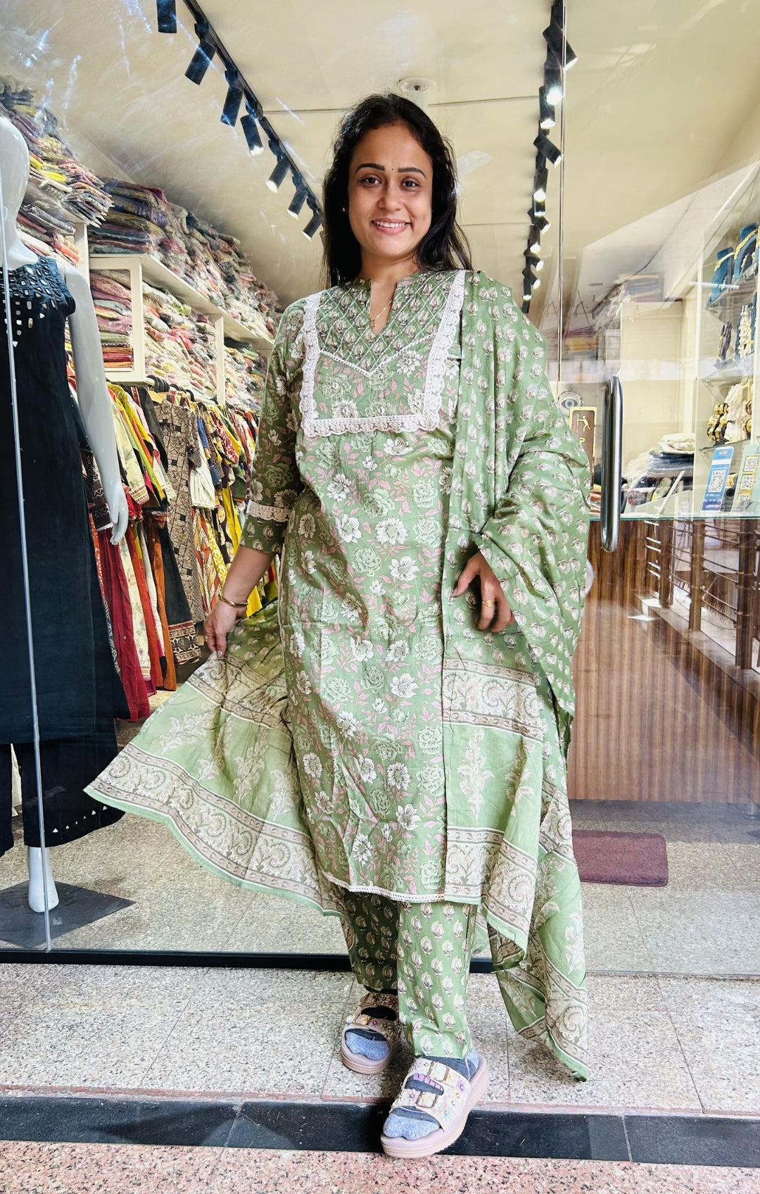 Jaipuri Cotton Suit