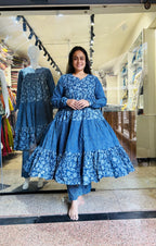 Aanarkali Cotton Two-Piece