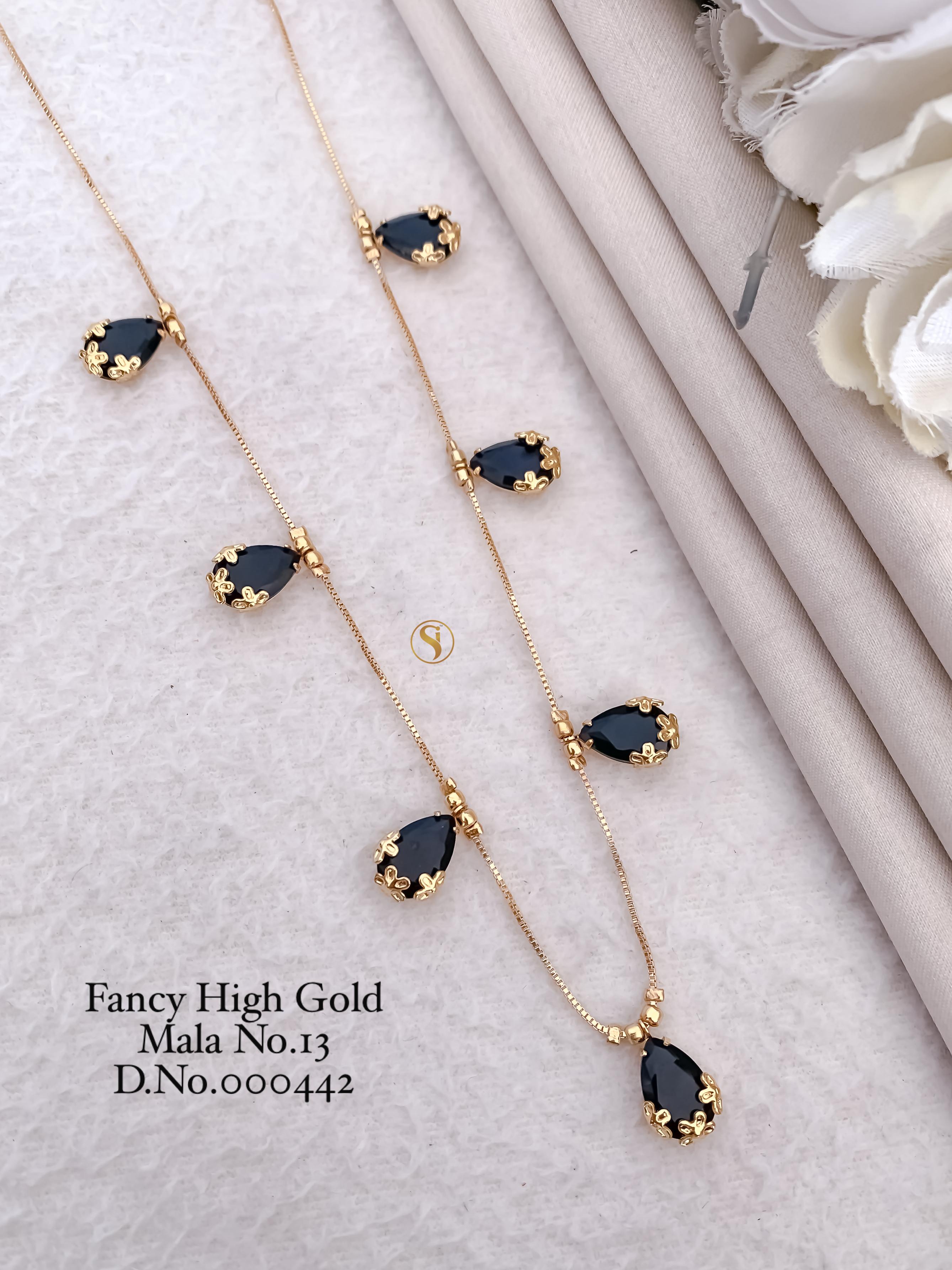 Fancy High Gold Mala Set