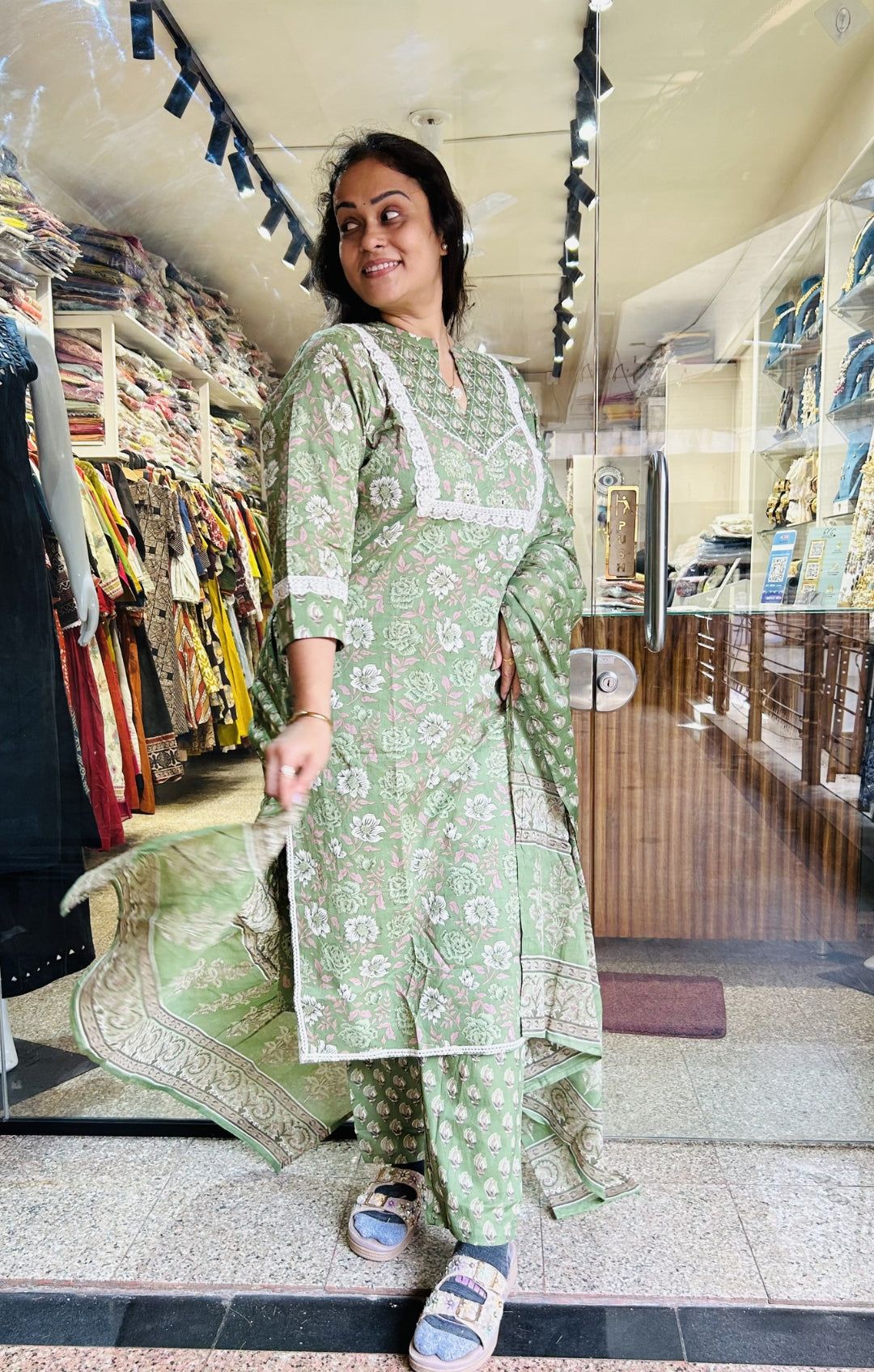 Jaipuri Cotton Suit