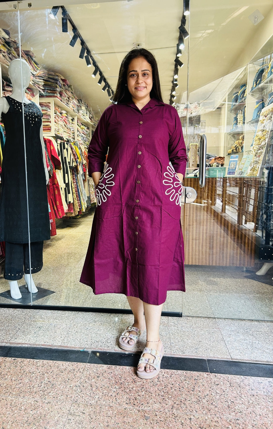 Flower Cotton Frock