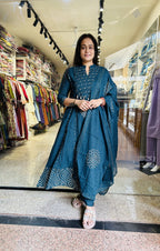 Bandhni Mul Cotton Suit
