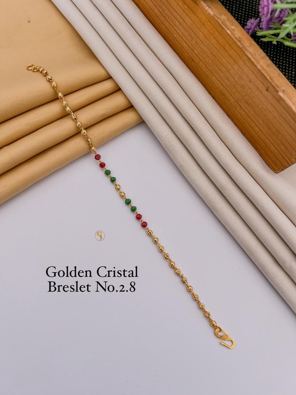 Golden Crystal Bracelet