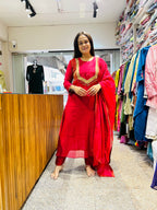 Kia Pure mal chanderi suit