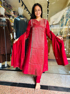 Mahi mal chanderi suit