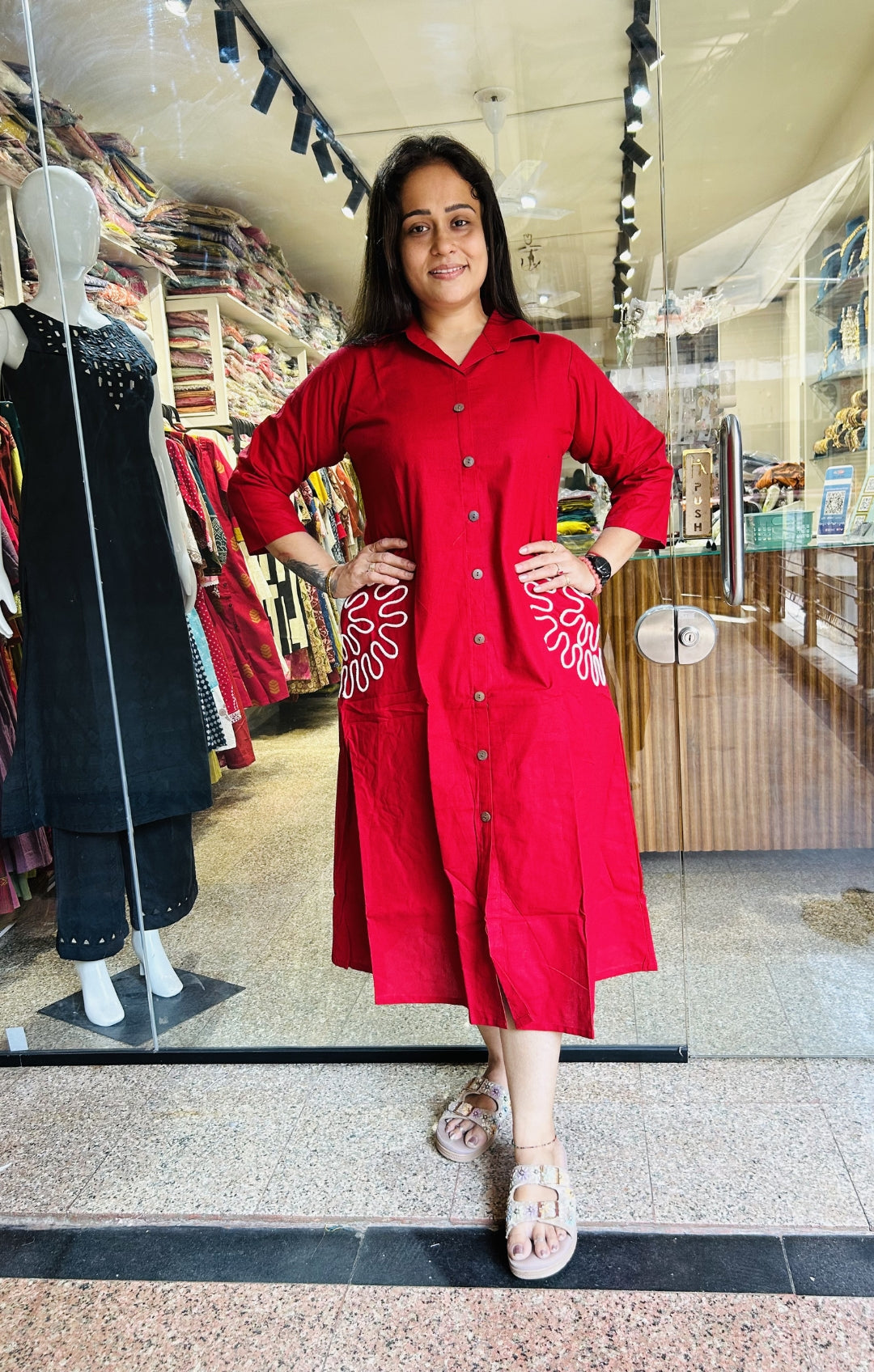 Flower Cotton Frock