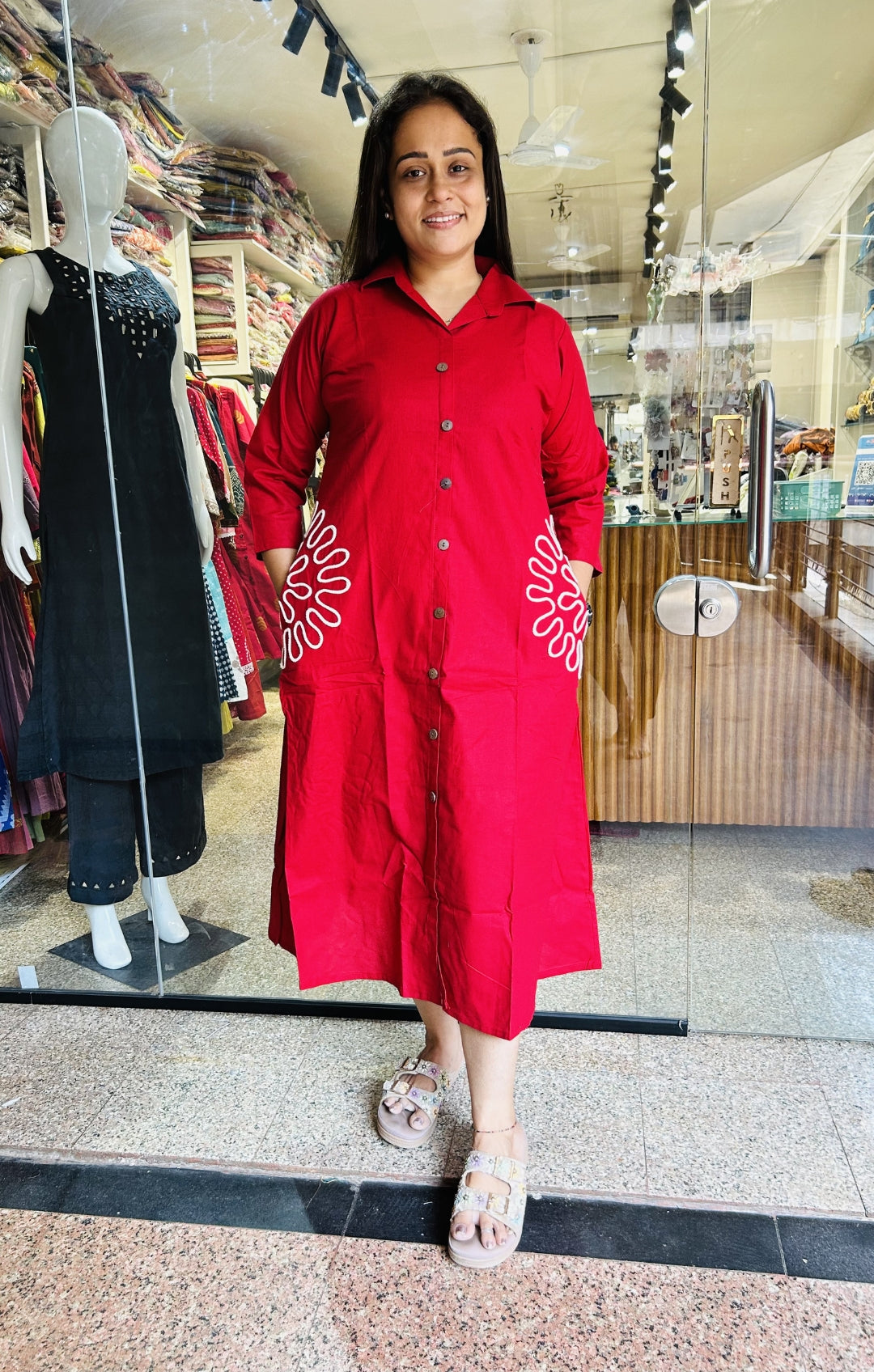 Flower Cotton Frock