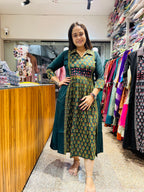 Pure cotton Ajrak frock
