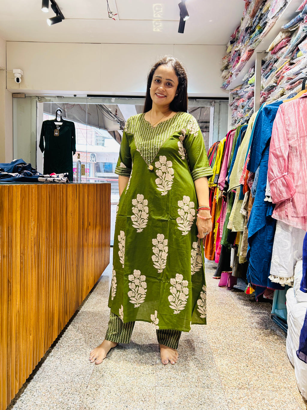 Soft daily wear Aline top with plazzo set