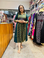Pure cotton Ajrak frock