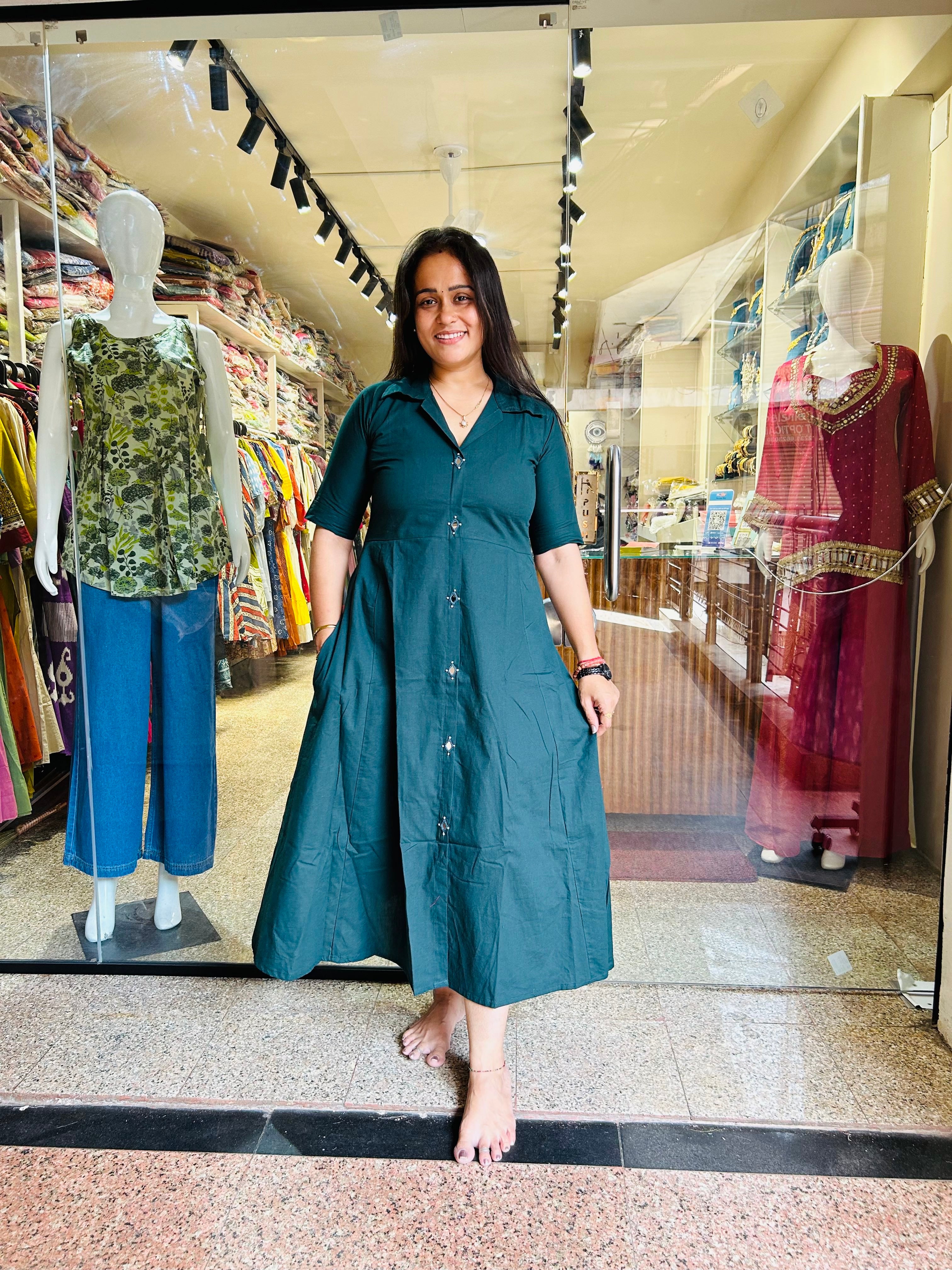 High Demanding Plain Frock