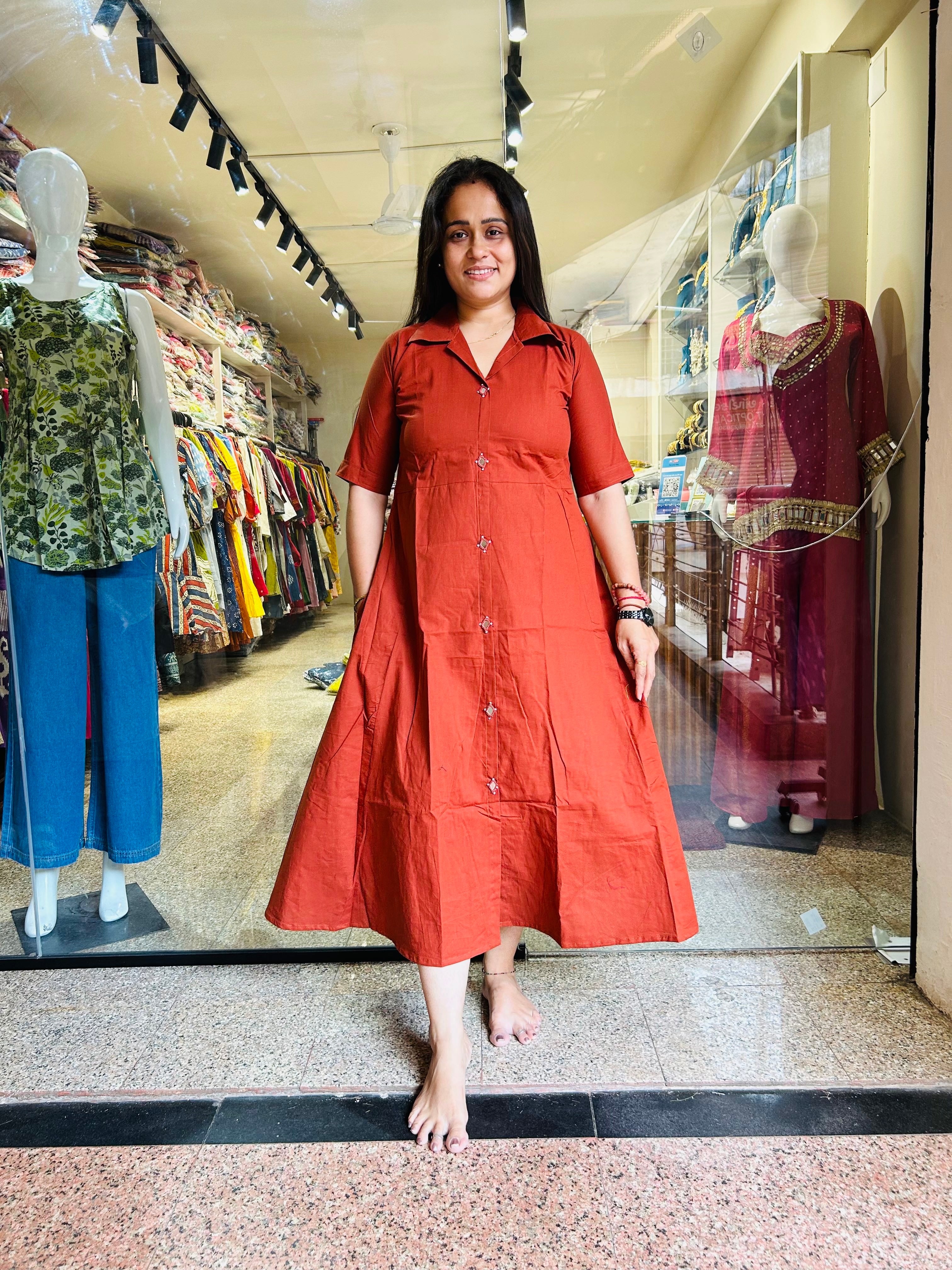High Demanding Plain Frock