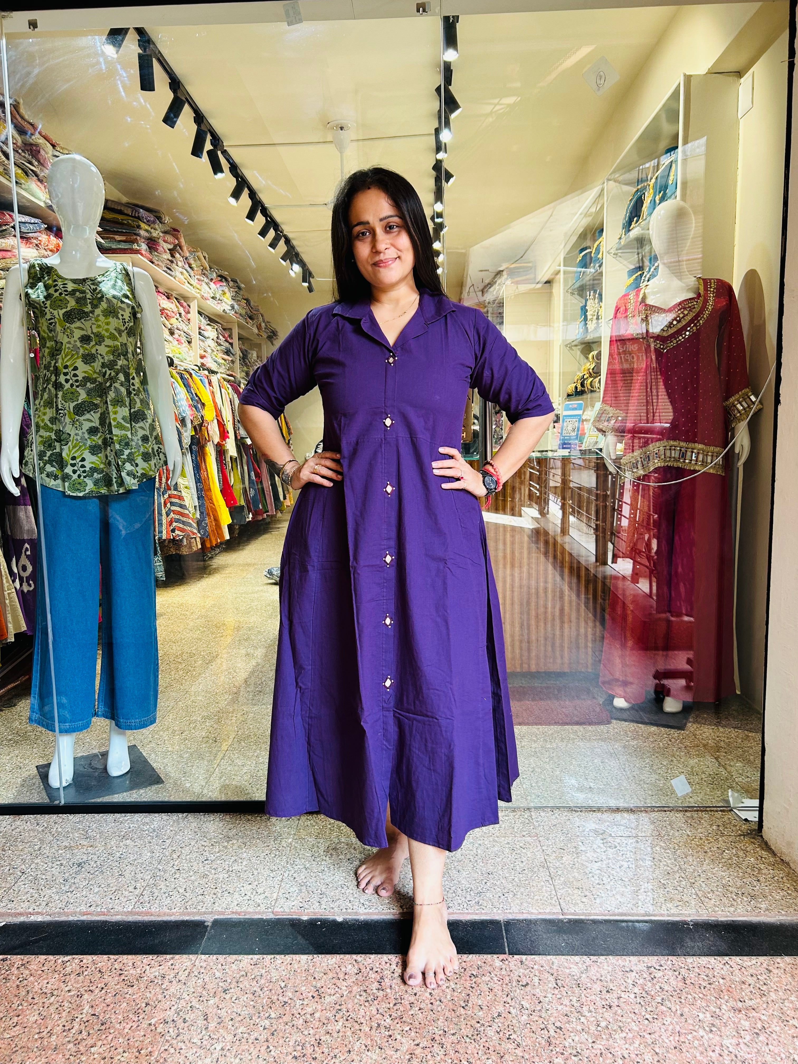 High Demanding Plain Frock