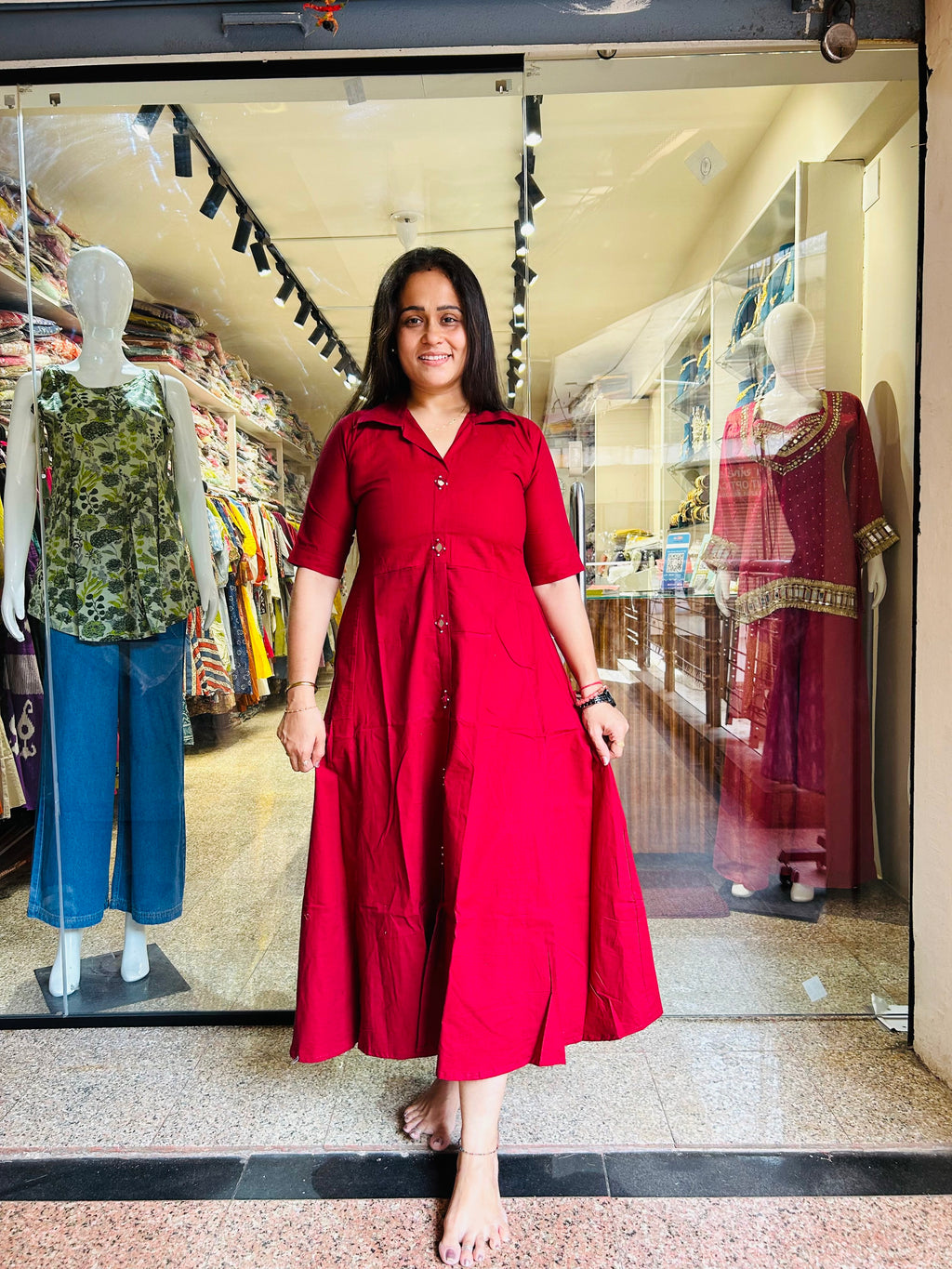 High Demanding Plain Frock