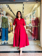 High Demanding Plain Frock