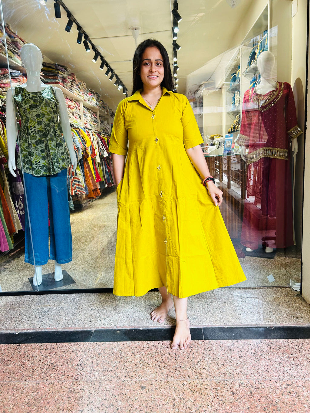 High Demanding Plain Frock
