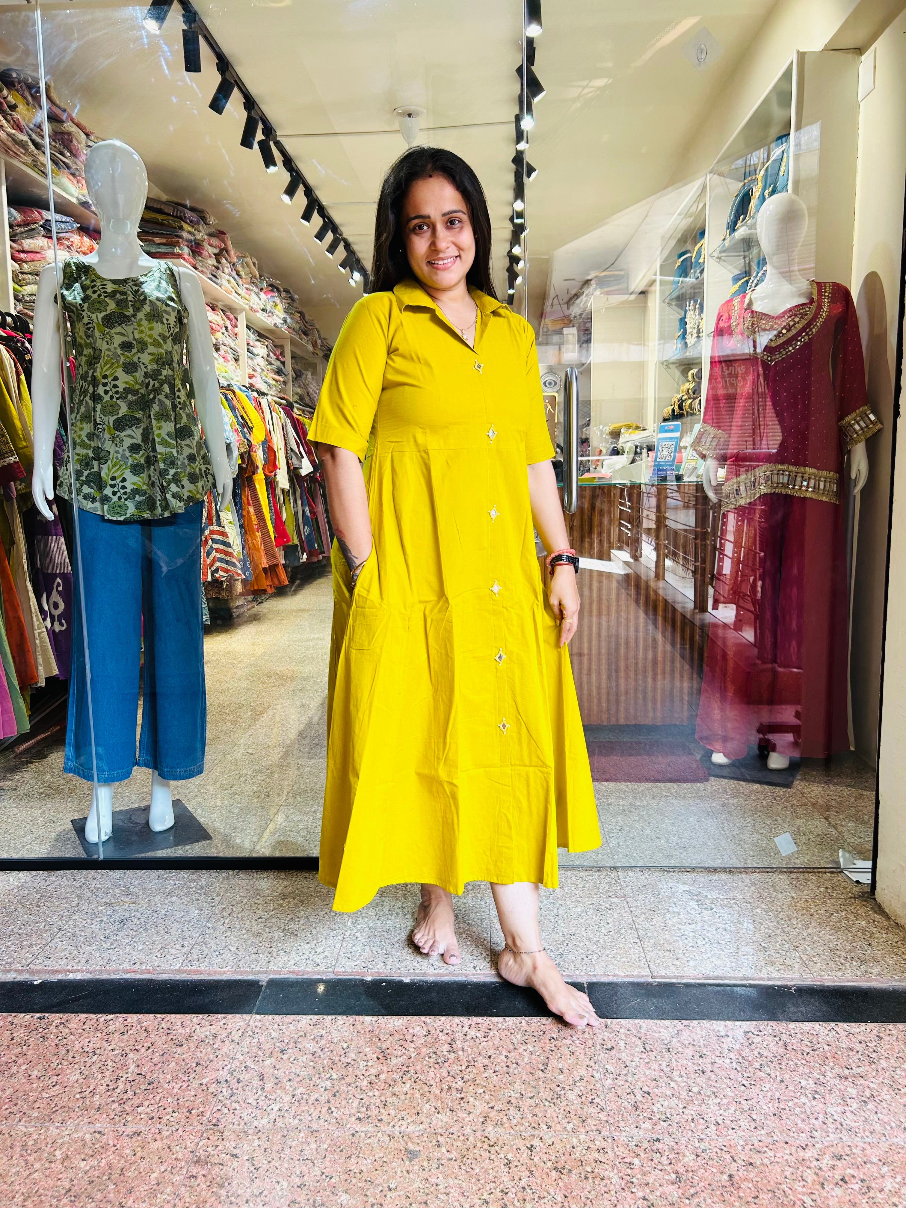 High Demanding Plain Frock