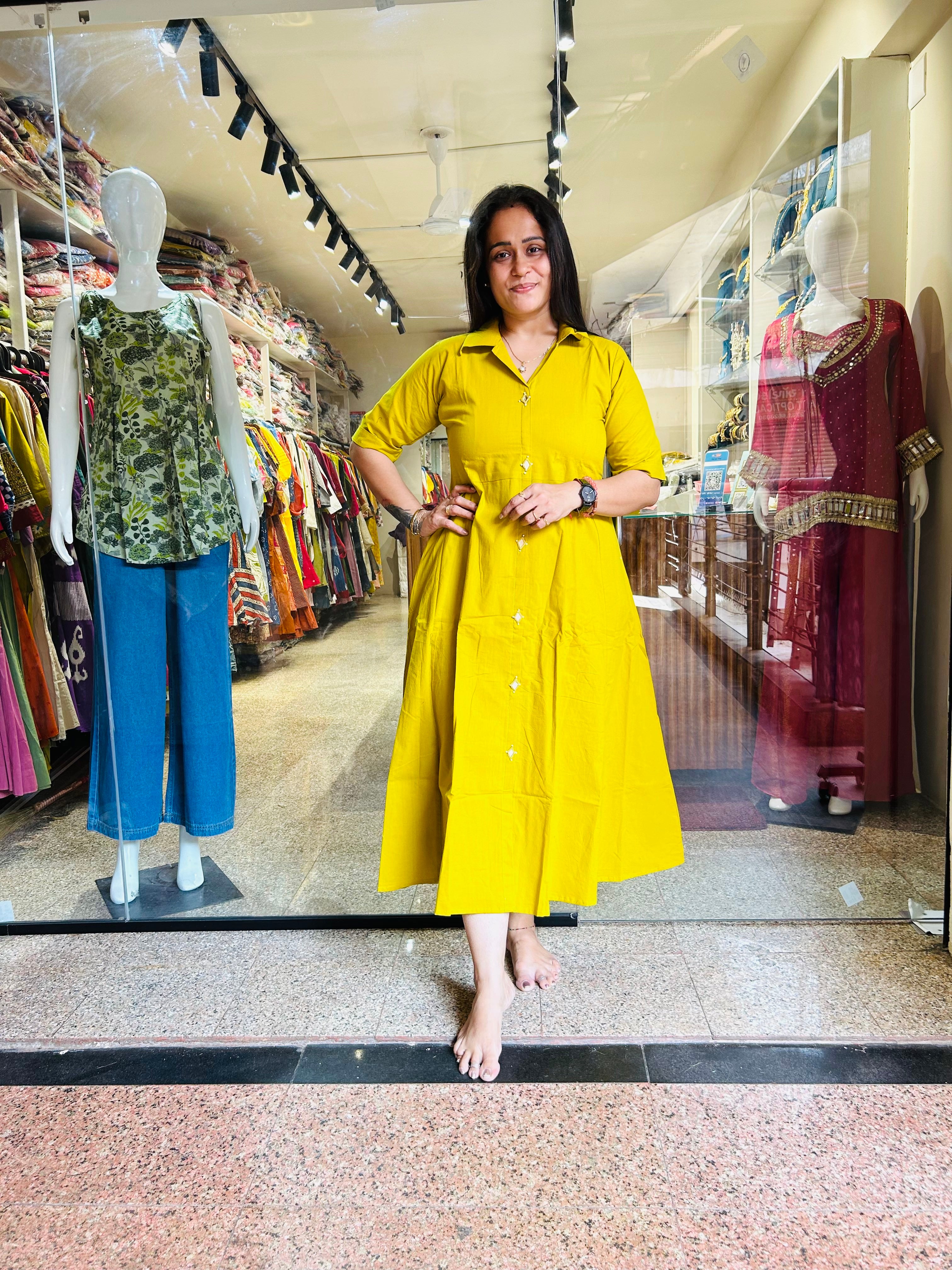 High Demanding Plain Frock