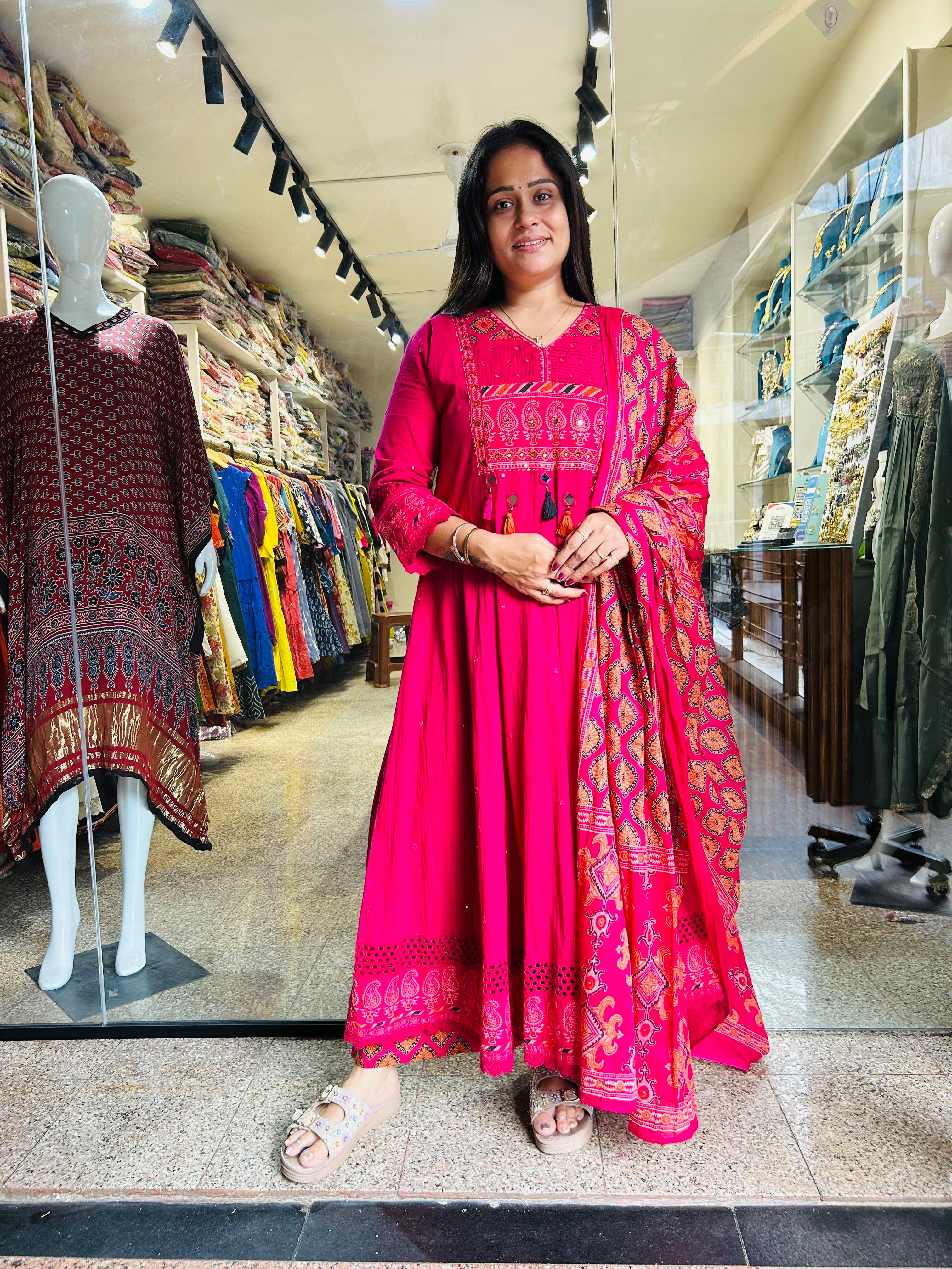 Jaipuri Rani Anarkali Suit