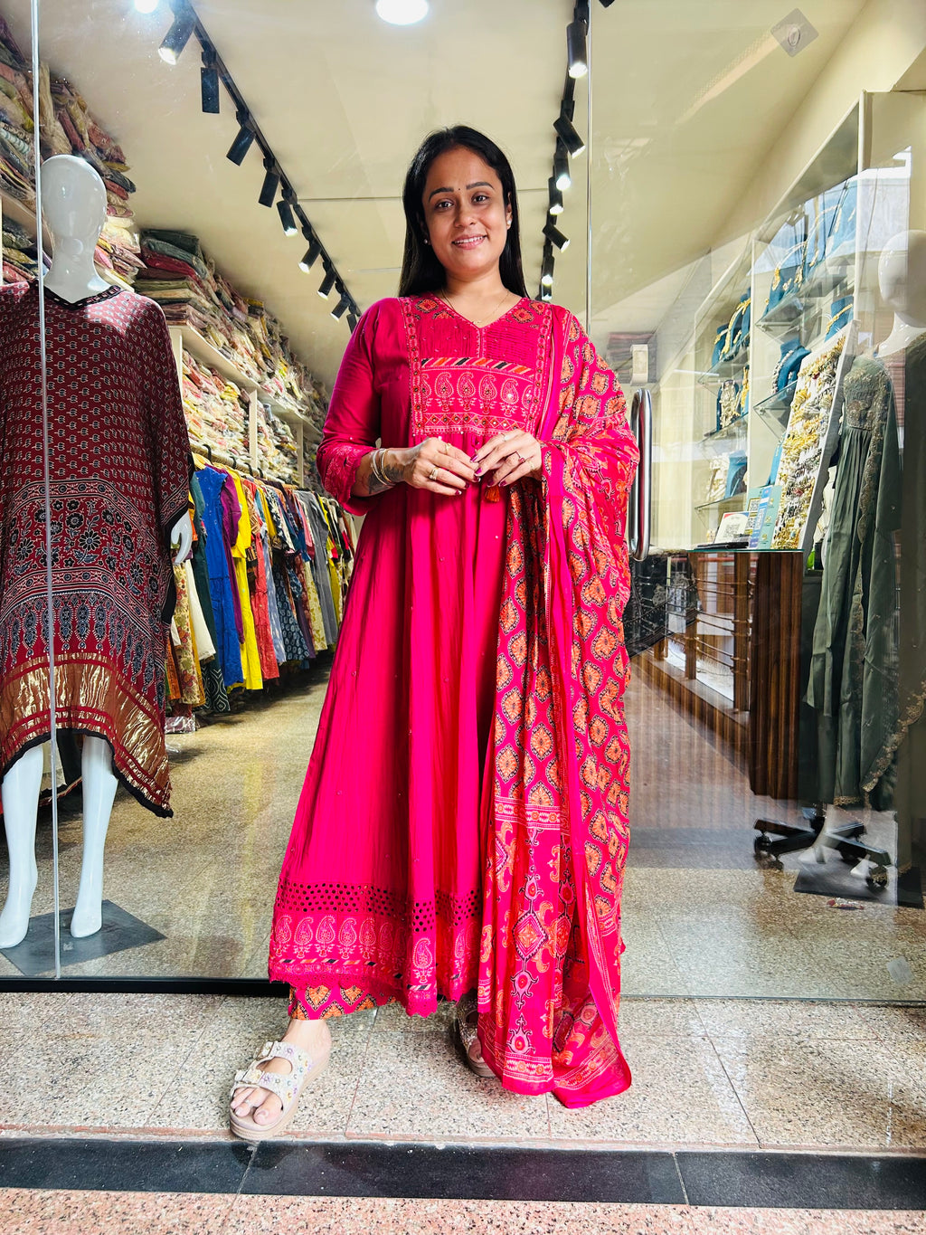 Jaipuri Rani Anarkali Suit