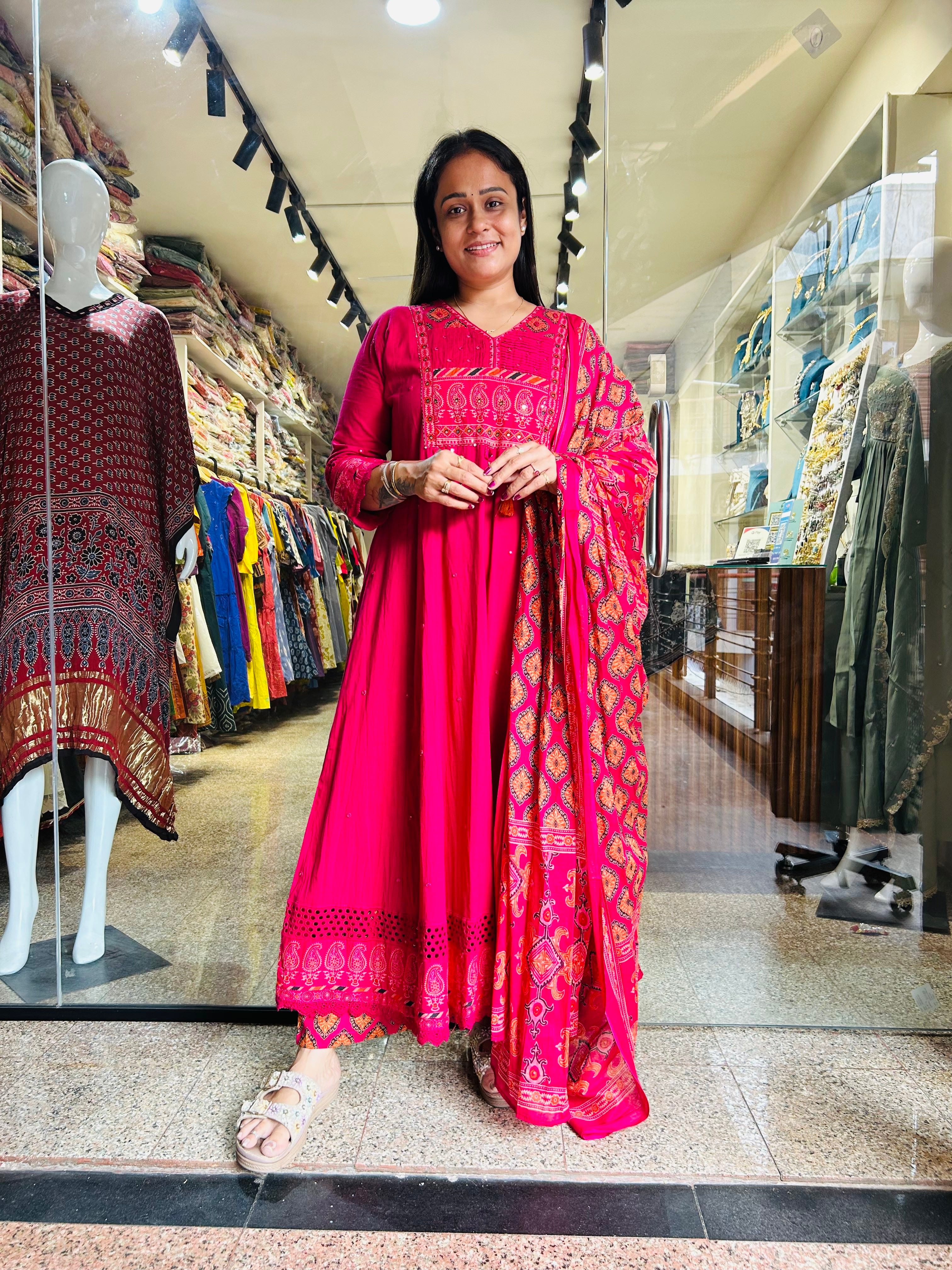 Jaipuri Rani Anarkali Suit
