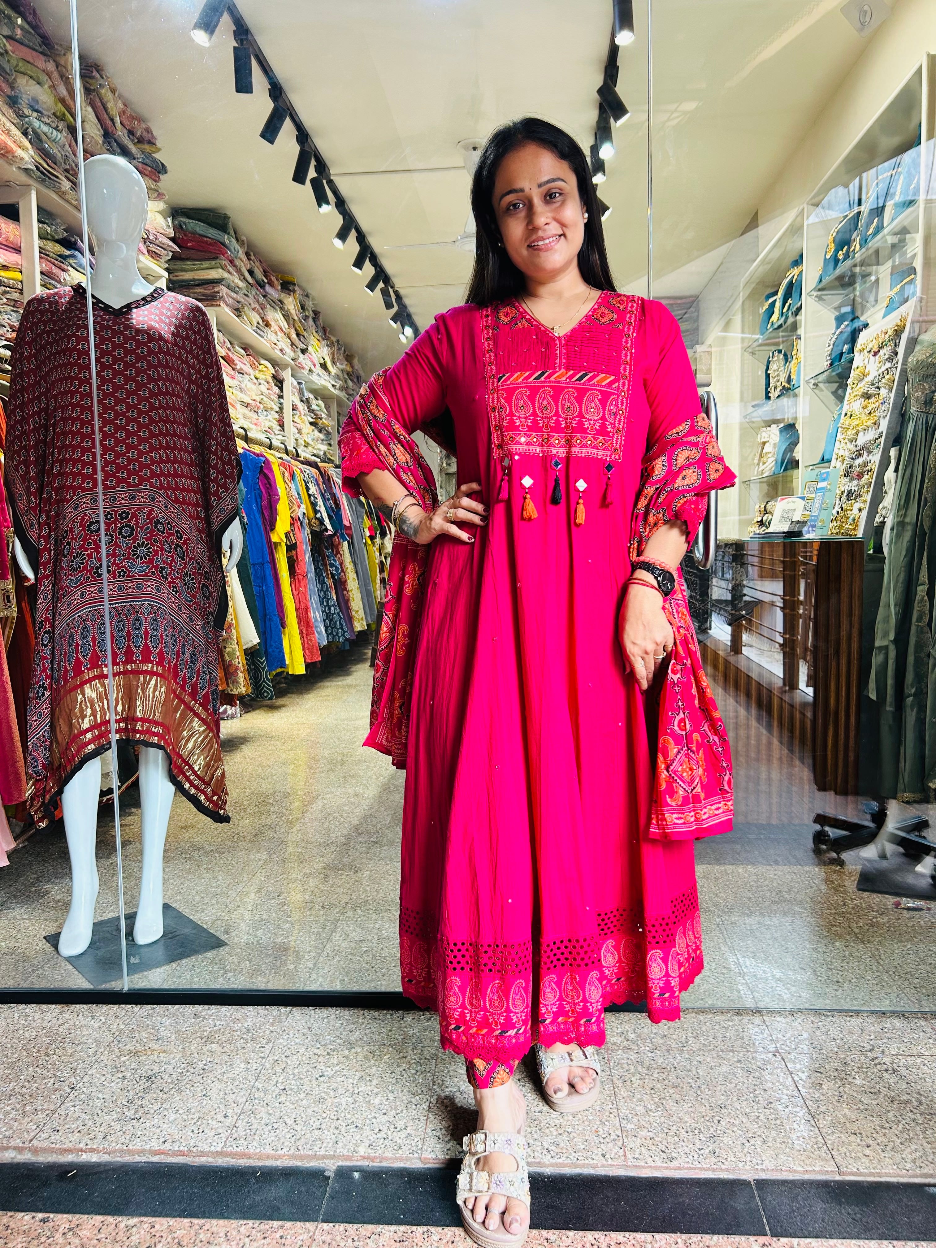 Jaipuri Rani Anarkali Suit