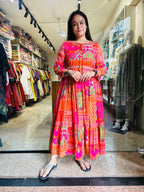 Orange Malti Frocks