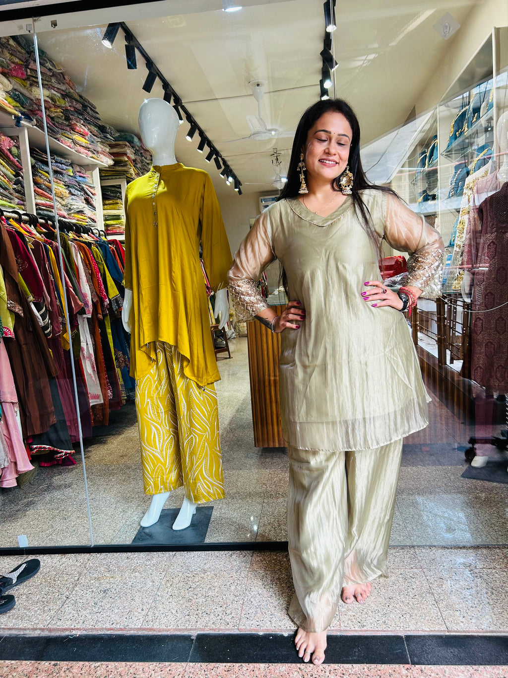 Salsa Tissue Silk Coo-rd Set