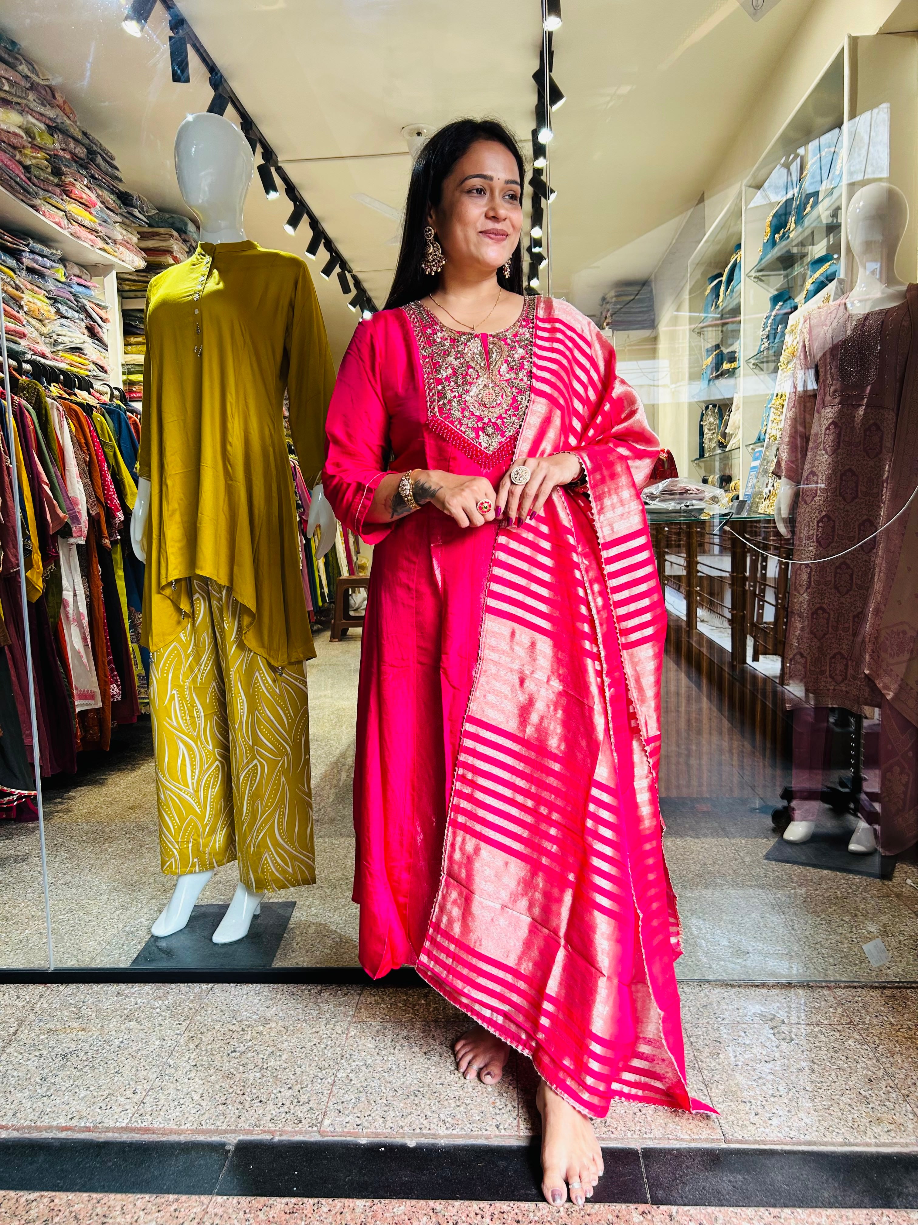 Rani Russian Silk Festival Suit