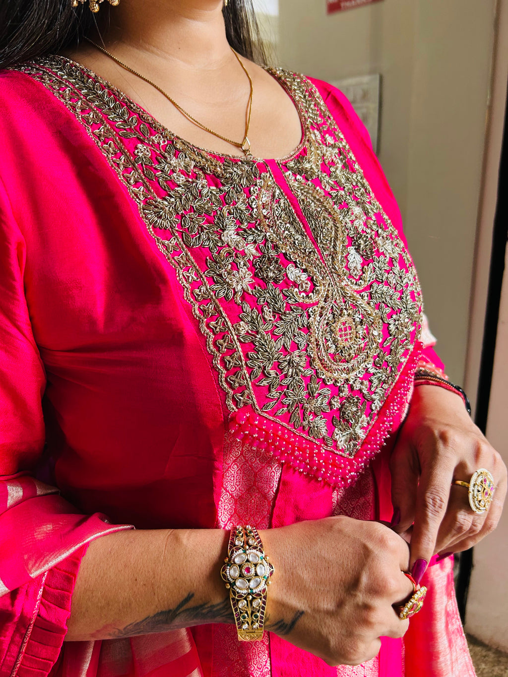 Rani Russian Silk Festival Suit