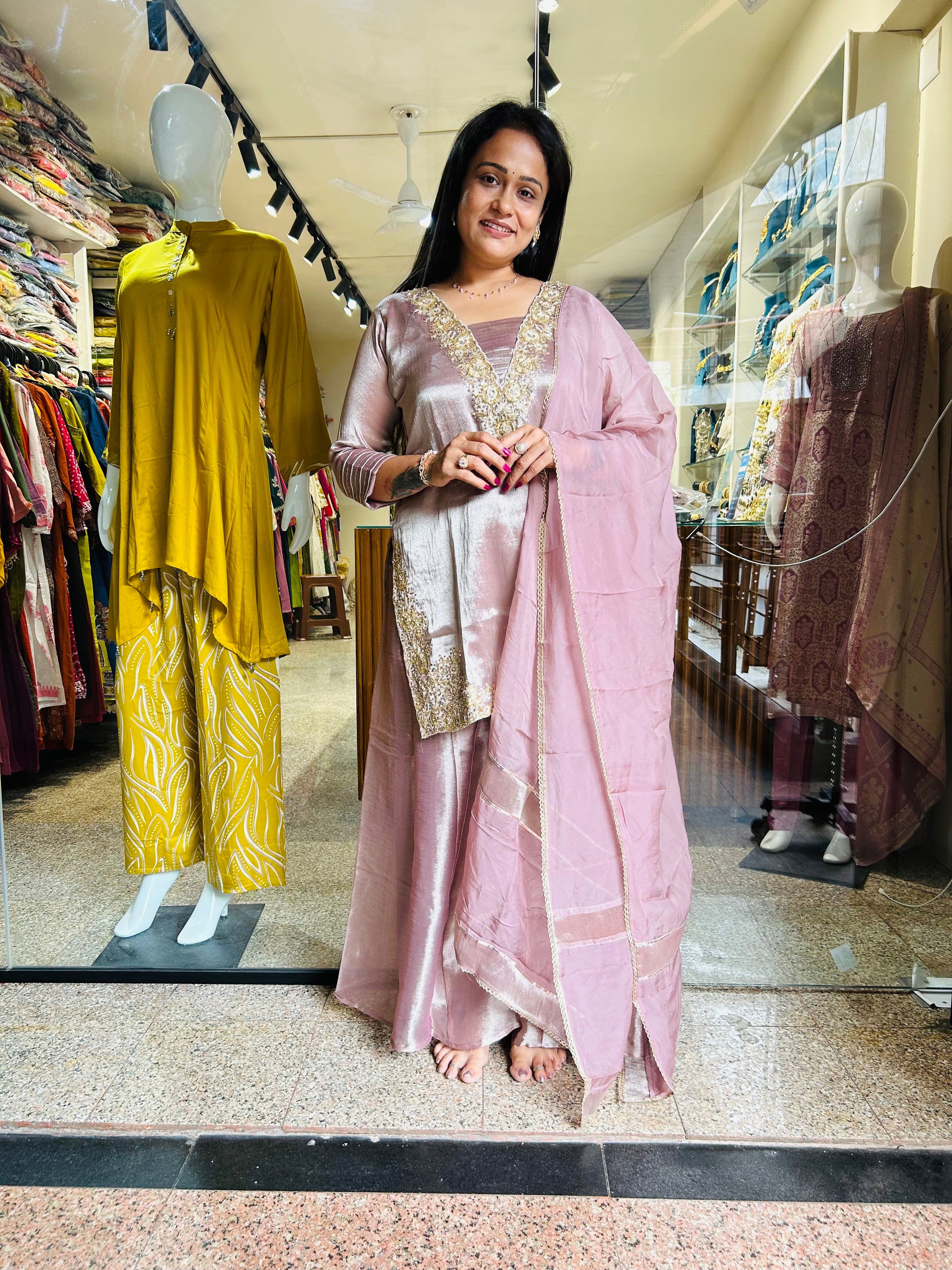 Avni Rose Gold Festival Suit