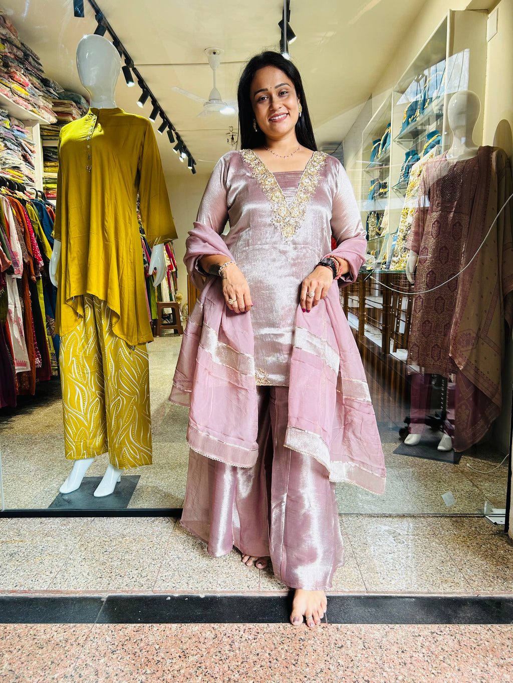 Avni Rose Gold Festival Suit