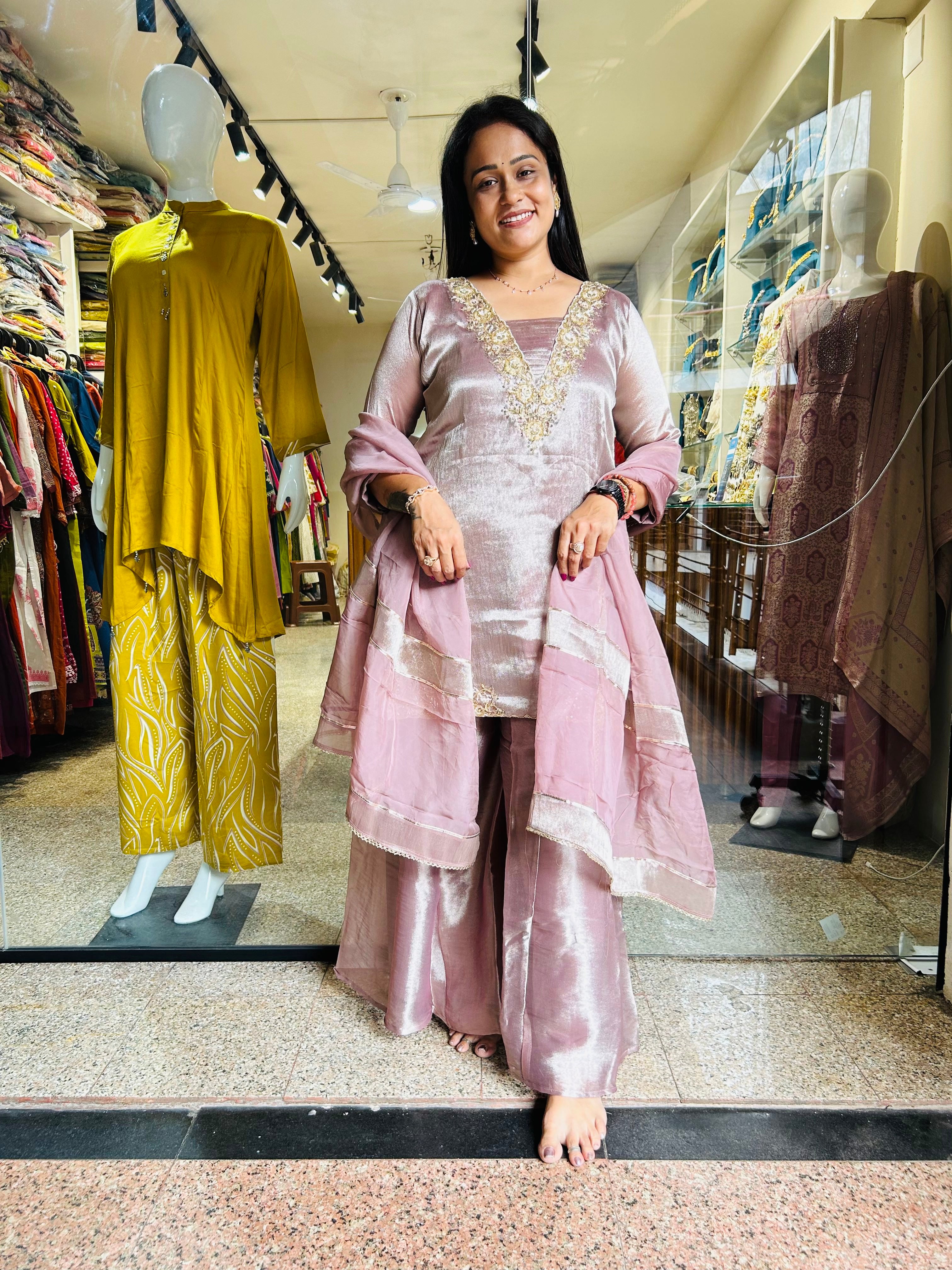 Avni Rose Gold Festival Suit