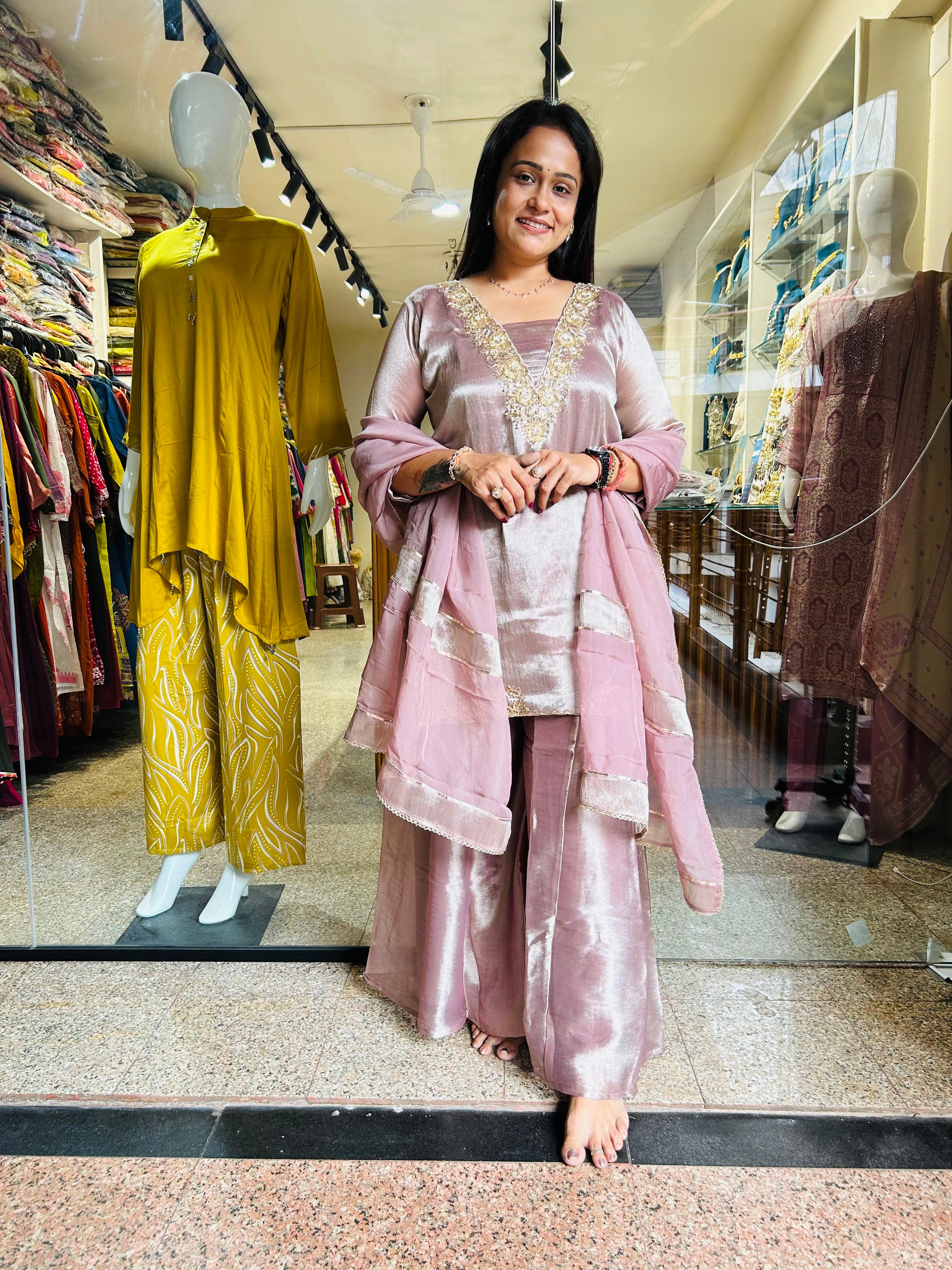 Avni Rose Gold Festival Suit