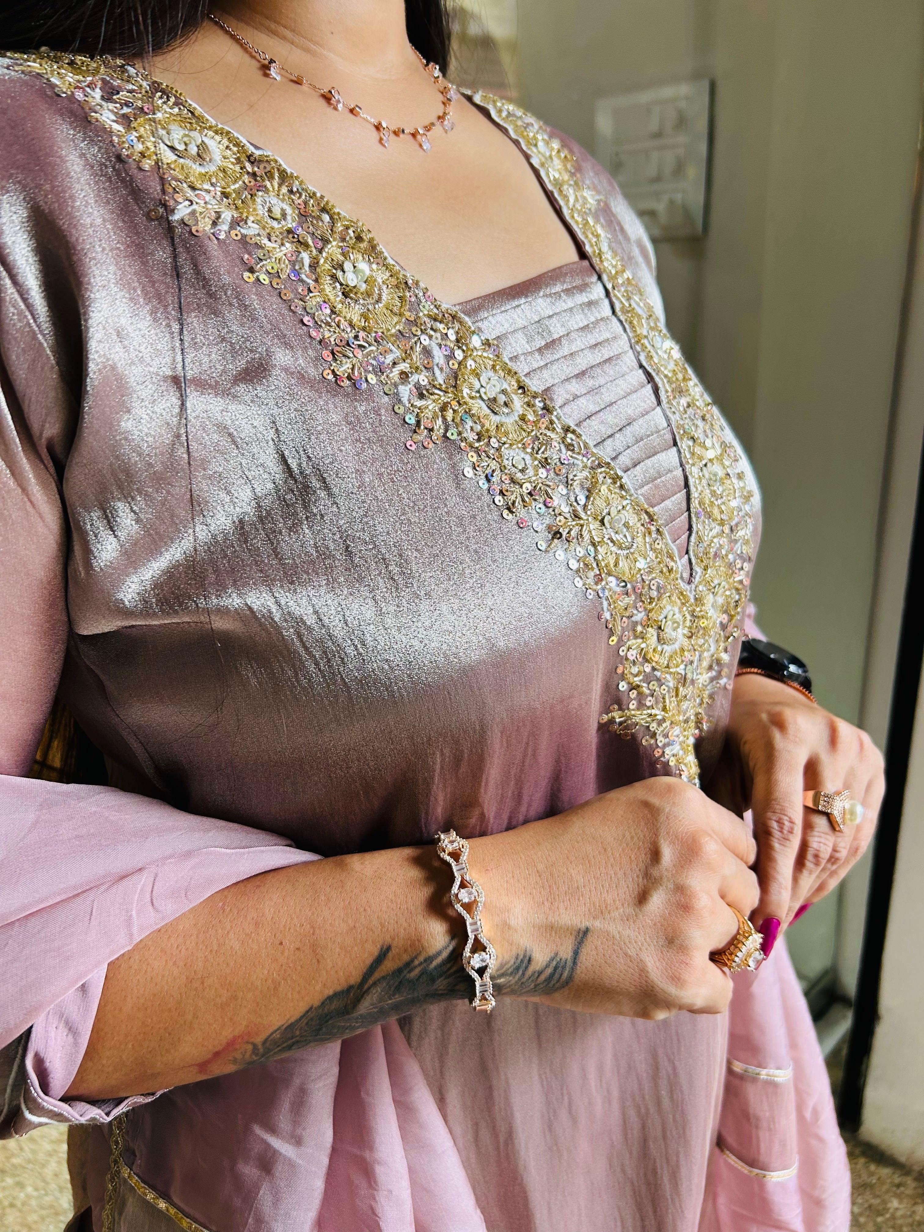 Avni Rose Gold Festival Suit