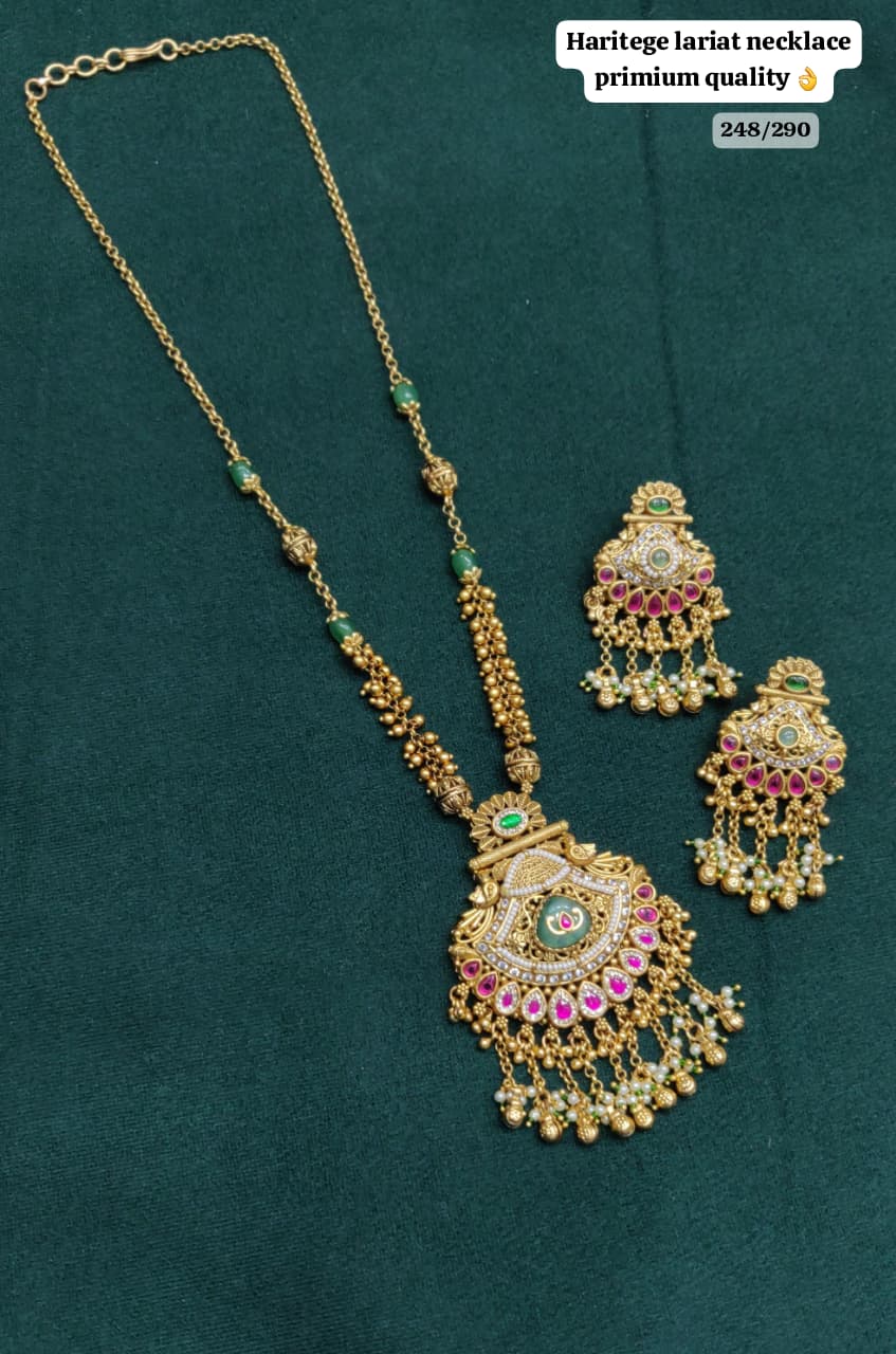Heritage Lariat Necklace