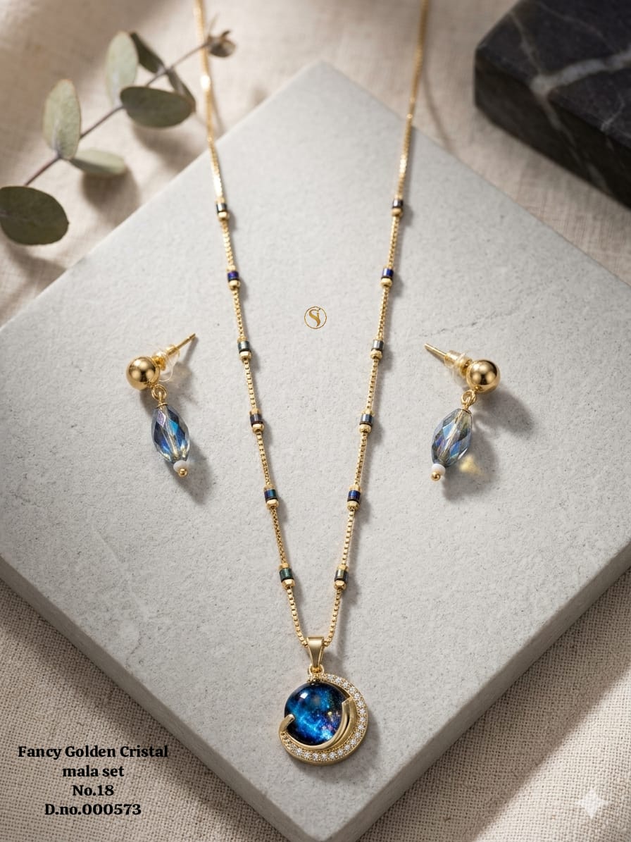 Fancy Crystal Mala Set